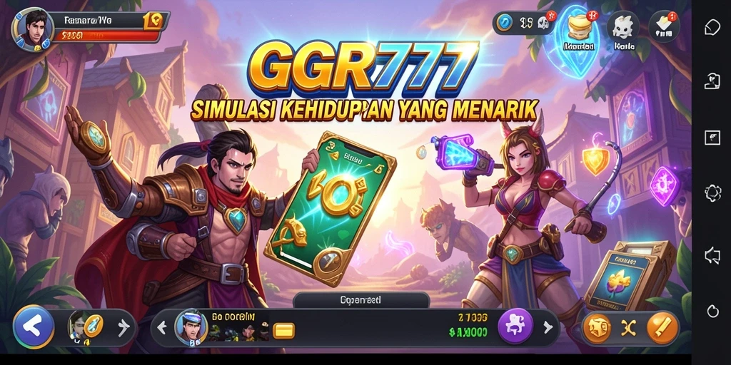 Tampilan gameplay GGR777 yang menarik dan realistis.