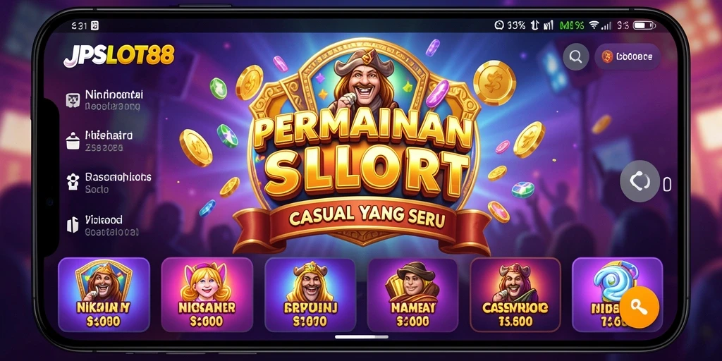 Screenshot gameplay JPSLOT88 yang menampilkan keseruan permainan slot.