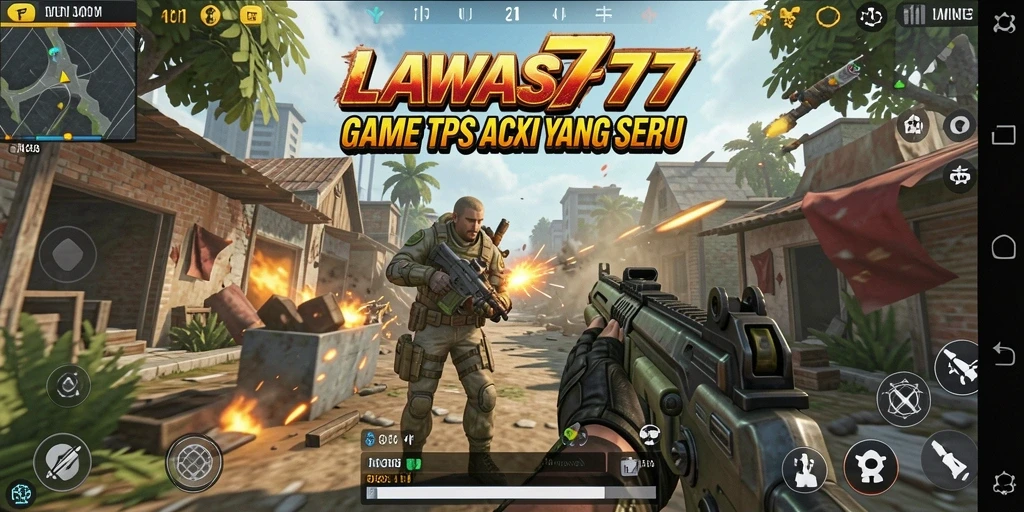 Tampilan mendebarkan dari gameplay TPS di LAWAS777.