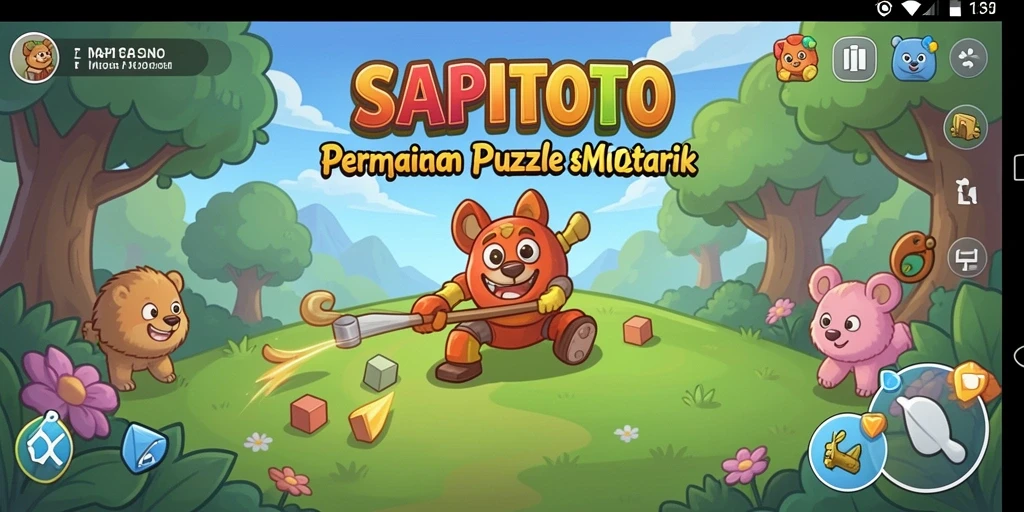 Screenshot menunjukkan gameplay menarik SAPITOTO dengan teka-teki yang menantang.