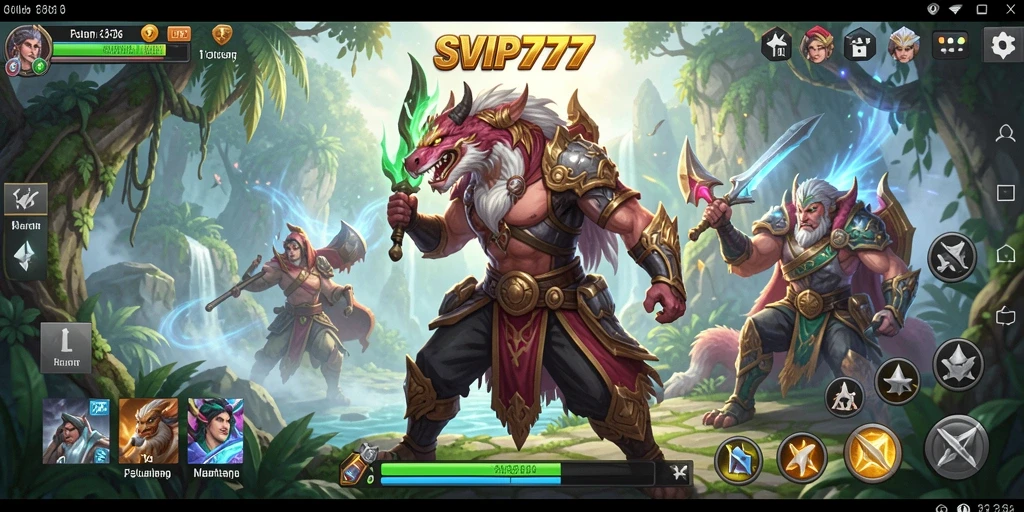 Screenshot gameplay SVIP777 menampilkan aksi petualangan yang seru.